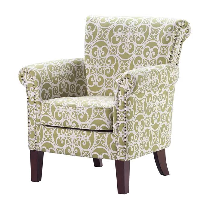 Olson Armchair (Color: Navy/White)