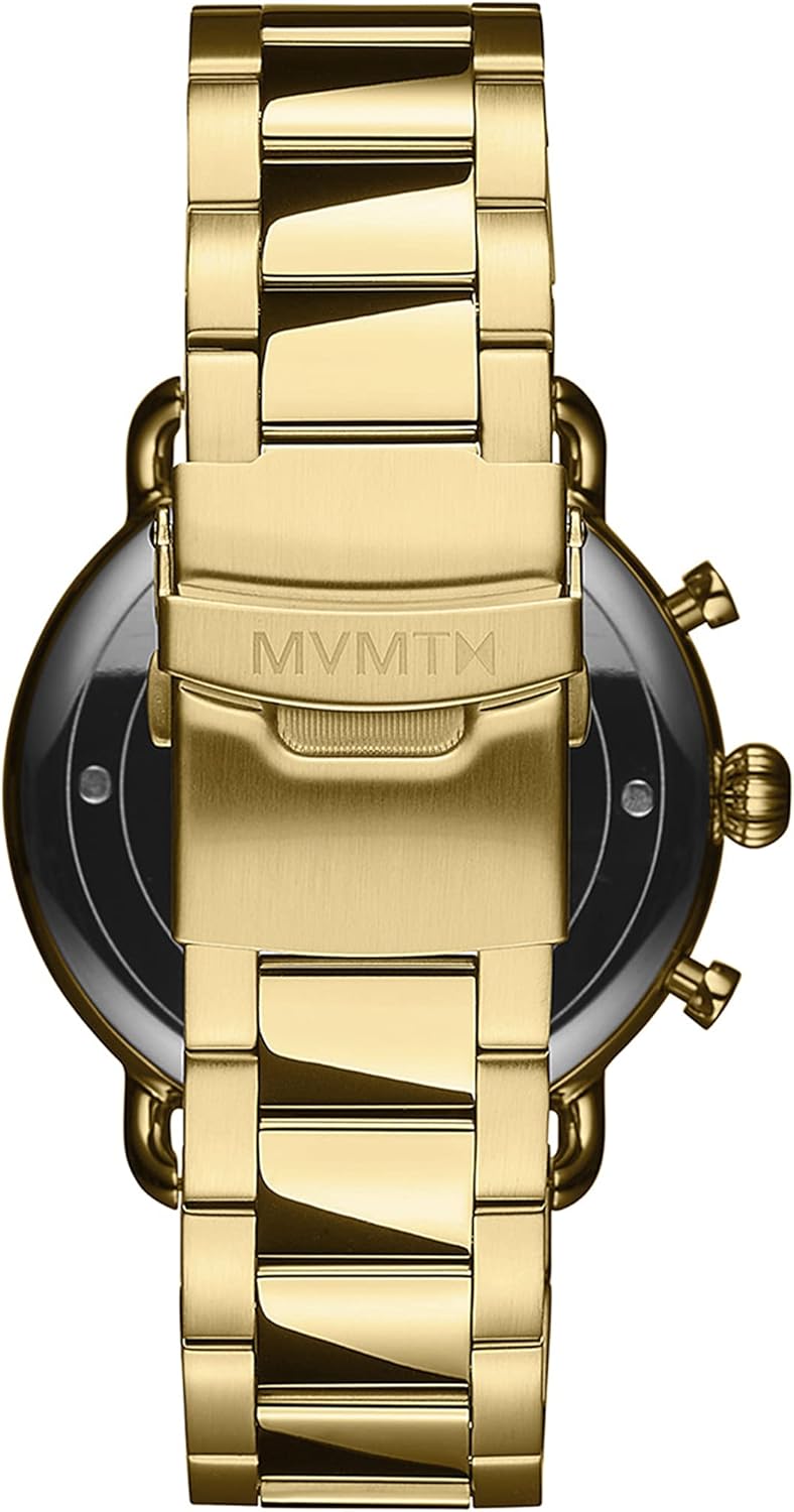 MVMT Blacktop Men's 47 MM Apollo Gold Chronograph Watch
