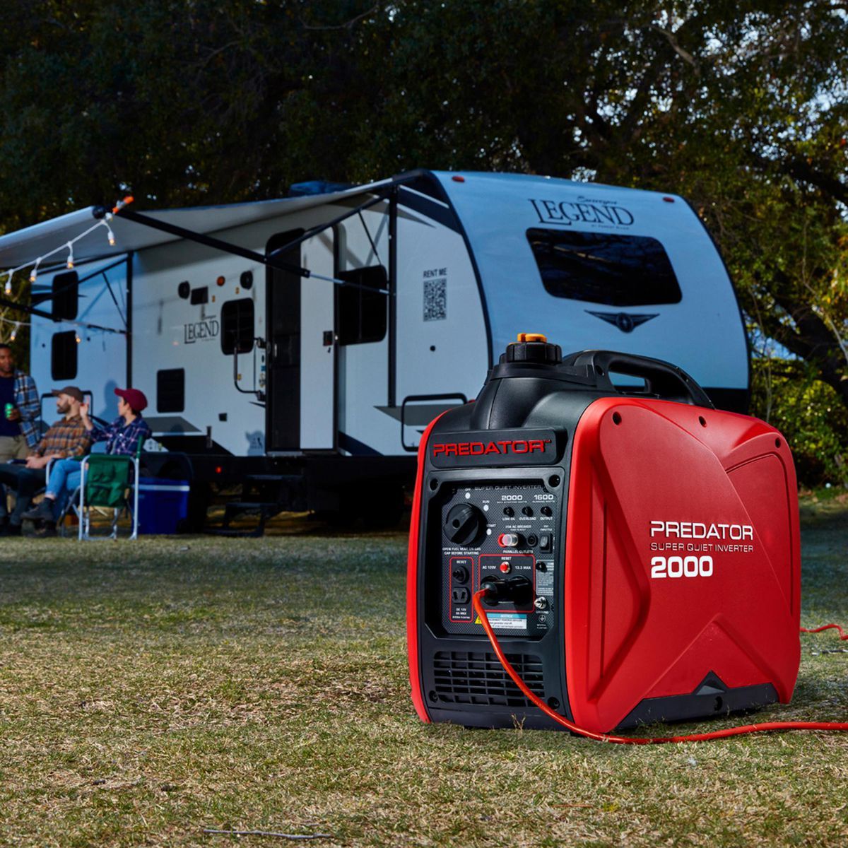 PREDATOR 2000 Watt SUPER QUIET Inverter Generator with CO SECURE Technology, EPA