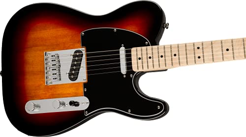 Squier Affinity Series Telecaster Electric Guitar, with 2-Year Warranty, Butterscotch Blonde, Maple Fingerboard, Left-Handed