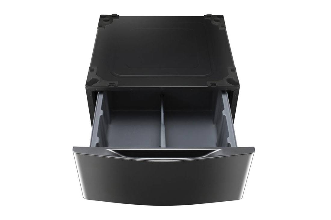 LG WDP4K Laundry Stainless Steel Pedestal, Black