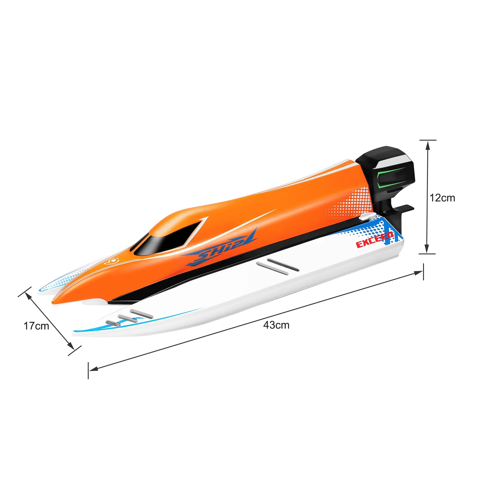 WLtoys WL915-A Remote Control Boats 2.4G 45km/h High Speed RC Boat RC Toy Gift for Kids Adults Boys Girls