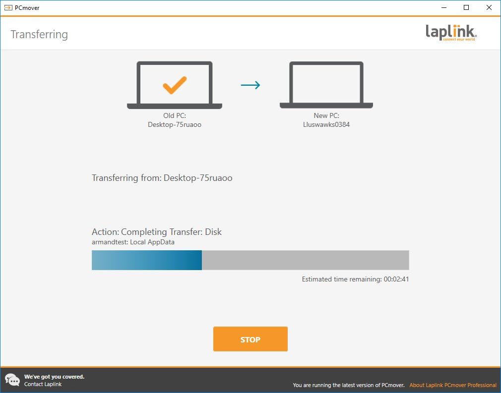 Laplink PCmover Professional | Instant Download | 2 Use | Moves Applications, Files, and Settings to Your New PC