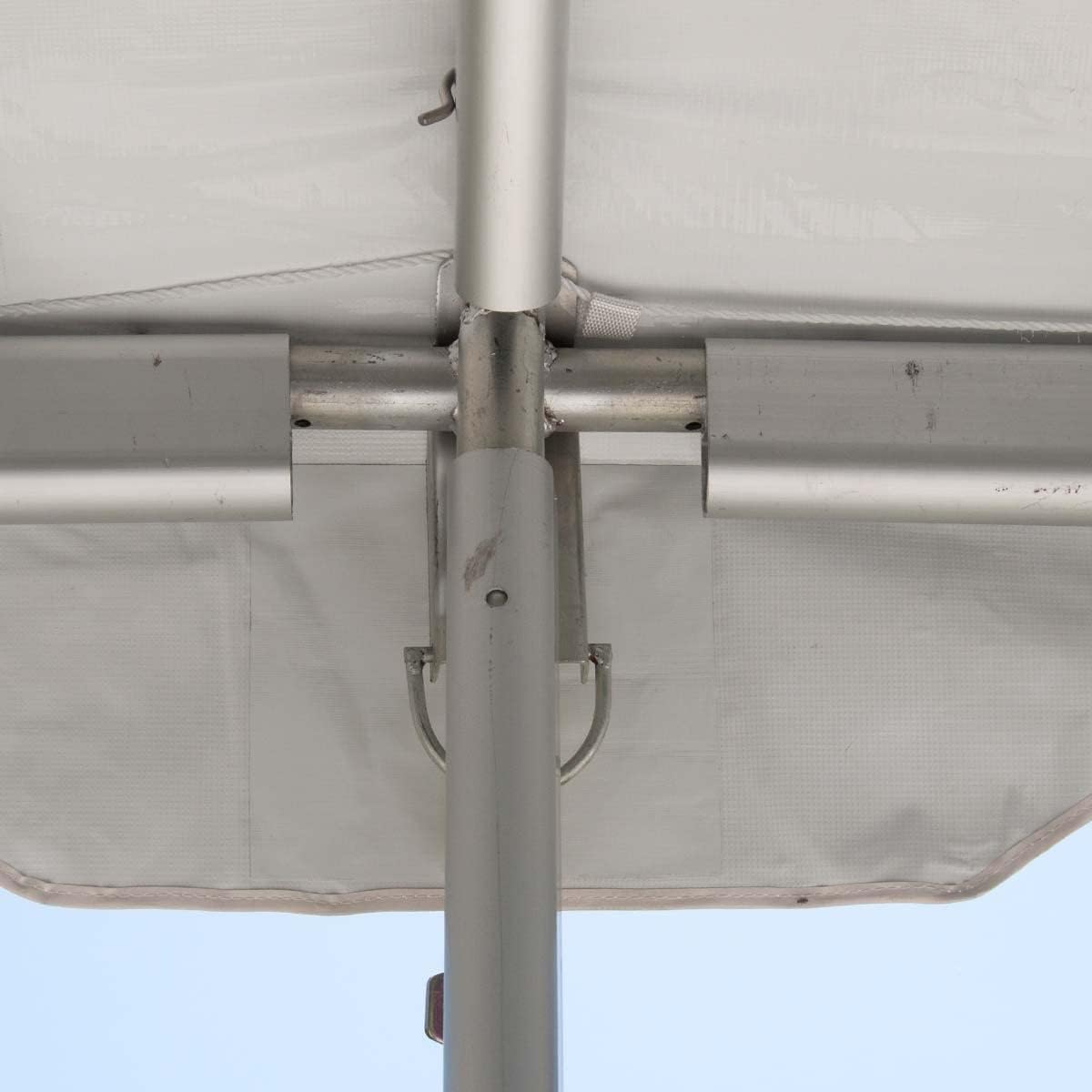 TentandTable 40' x 40' Twin Tube West Coast Frame Canopy Tent, White, Indoor/Outdoor, 133-320 Person, Parties & Vendor Events, Heavy Duty, Waterproof Vinyl Canopy Tents for Commercial, Residential Use