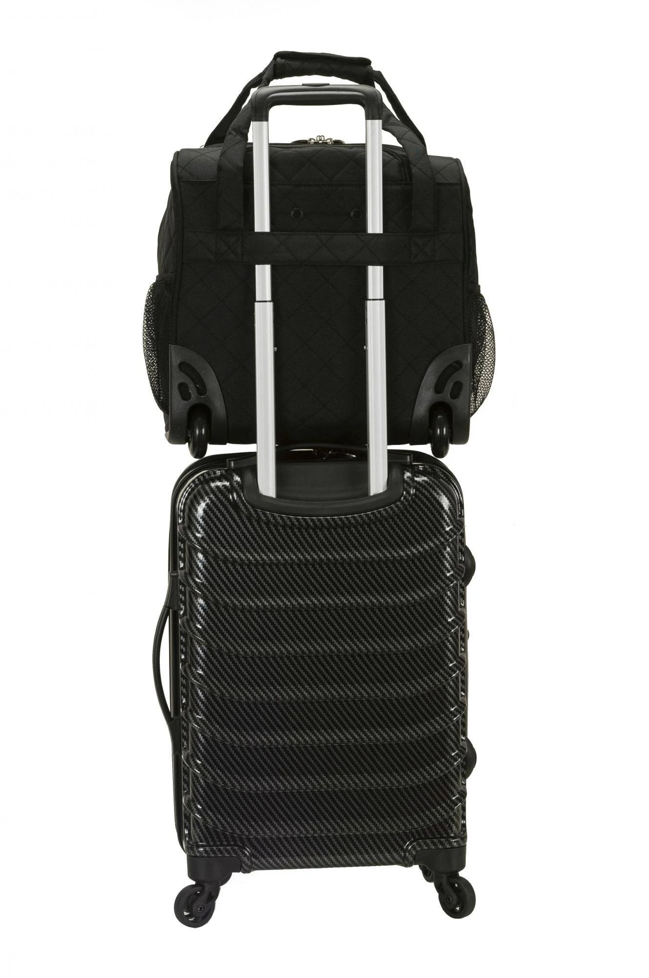Rockland Melrose Wheeled Underseat Carry-On Charcoal