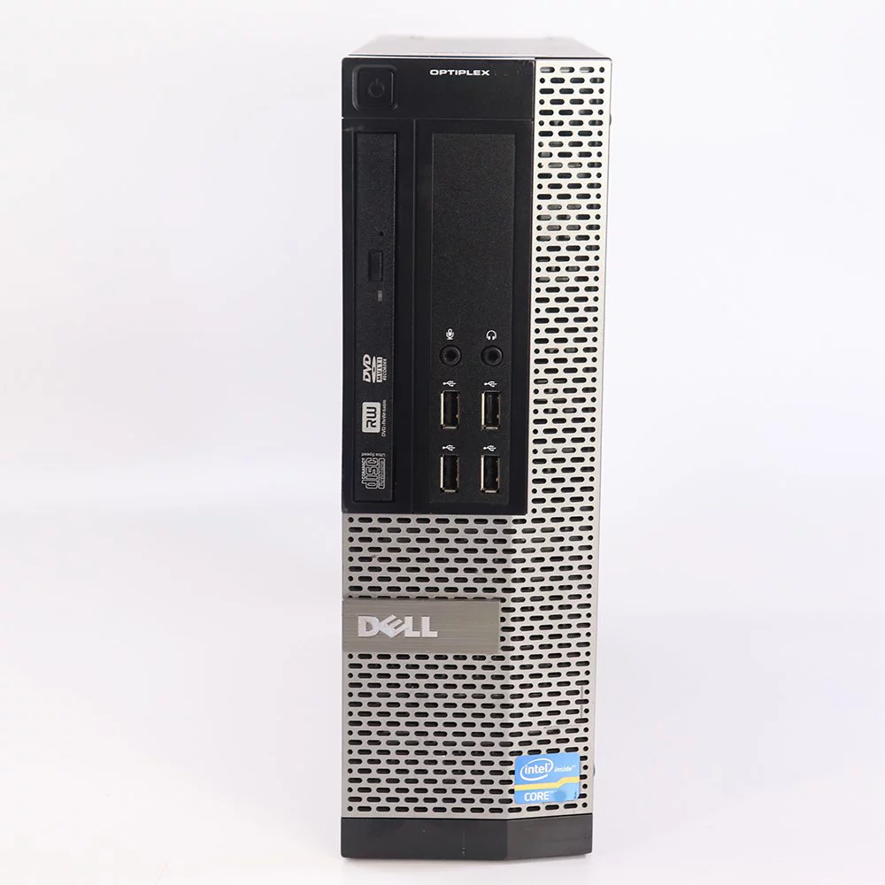 Used Dell OptiPlex 990 Desktop Computer PC, 3.10 GHz Intel Core i5 Quad-Core Gen 2, Dual Monitor Computer Bundle 8GB 1TB with 2x 22" LCD's Wi-Fi Windows 11 64bit