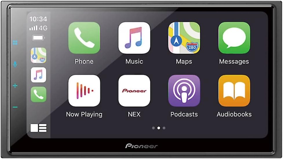 Pioneer DMH-W4660NEX 6.8" Multimedia Receiver (Does not Play CDs) with Bluetooth and Bullet Camera