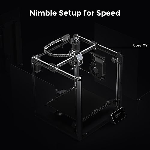 Creality K1C 3D Printer, 2024 New Version 3D Printers with 600mm/s Fast Printing Speed, Support Carbon Fiber Filament 300℃ High-Temp Print, Auto Leveling and Clog-Free Direct Extruder