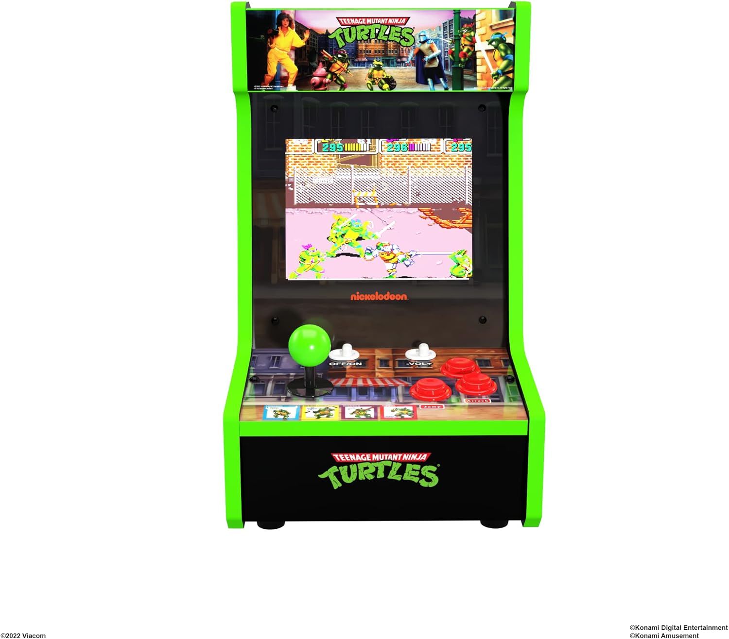 Arcade1UP Teenage Mutant Ninja Turtles Countercade 2 Games in 1