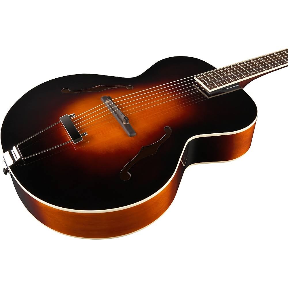The Loar LH-300 Hand-Carved Archtop Acoustic Guitar, Vintage Sunburst