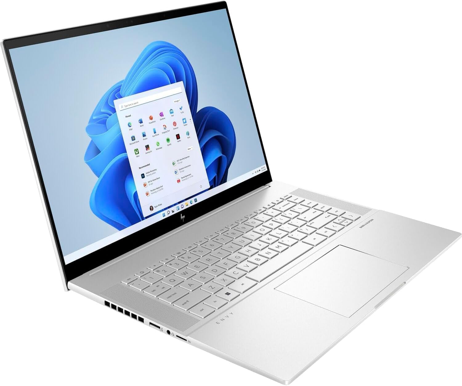 HP Envy 16 16.0" 120Hz 2K Touchscreen (Intel 13th Gen i7-13700H, 64GB DDR5 RAM, 2TB SSD, NVIDIA GeForce RTX 4060 8GB) Workstation & Backlit Gaming Laptop, IST USB-C Hub, WiFi 6E, Win 11 Pro, Sliver