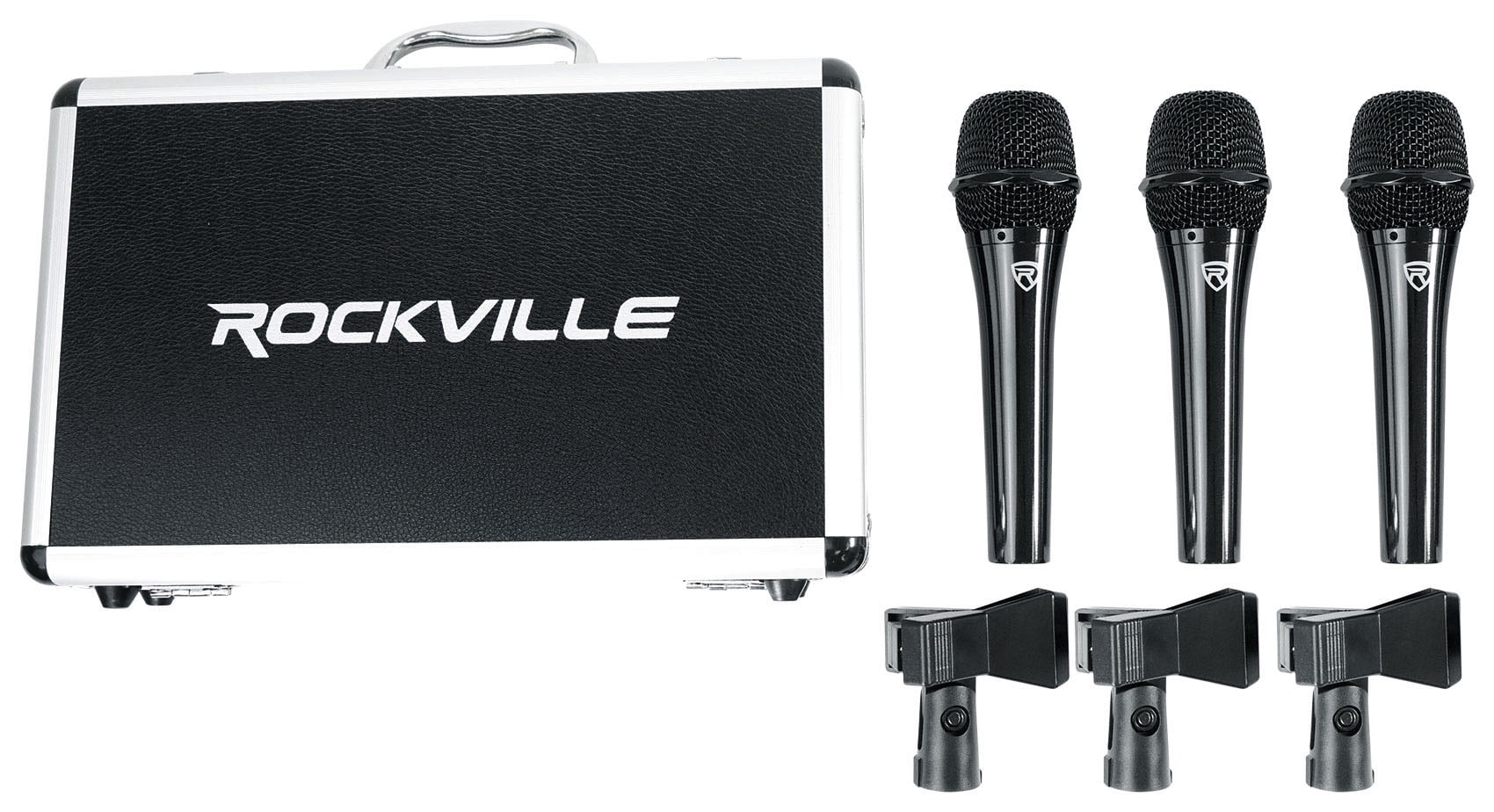Mackie ProFX22v3 22-Channel 4-Bus Effects Mixer w/USB ProFX22 v3+ 6) Mics+Cases