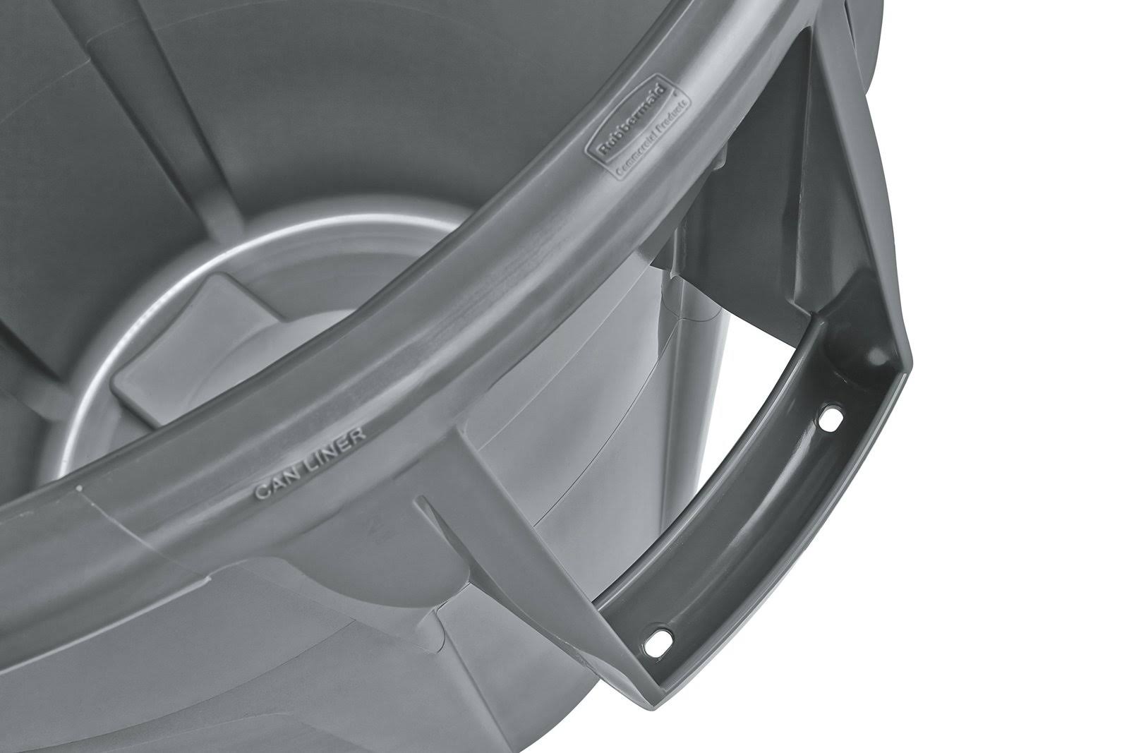 Rubbermaid Commercial FG264360GRAY Brute Vented Utlity Container, 44-Gallon, Gray
