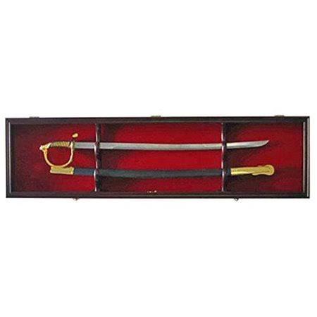 1 Sword Display Case Cabinet Stand Holder Wall Rack Box - Lockable w/ 98% UV Protection KCS03-MA