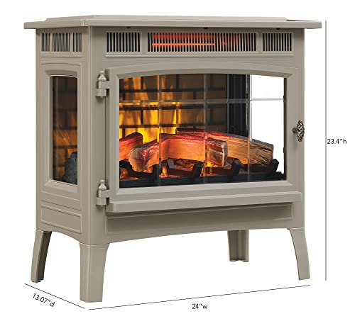 Duraflame Electric Infrared Quartz Fireplace Stove with 3D Flame Effect