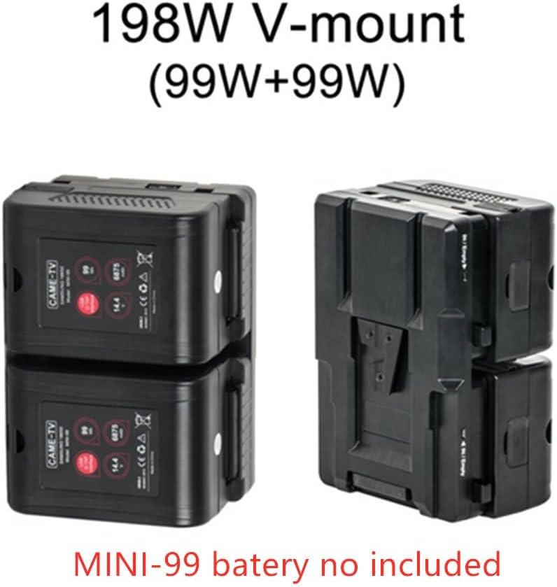 Came-TV Uninterruptible Power Supply Dual V-Mount Battery Plate with 2 D-tap Output