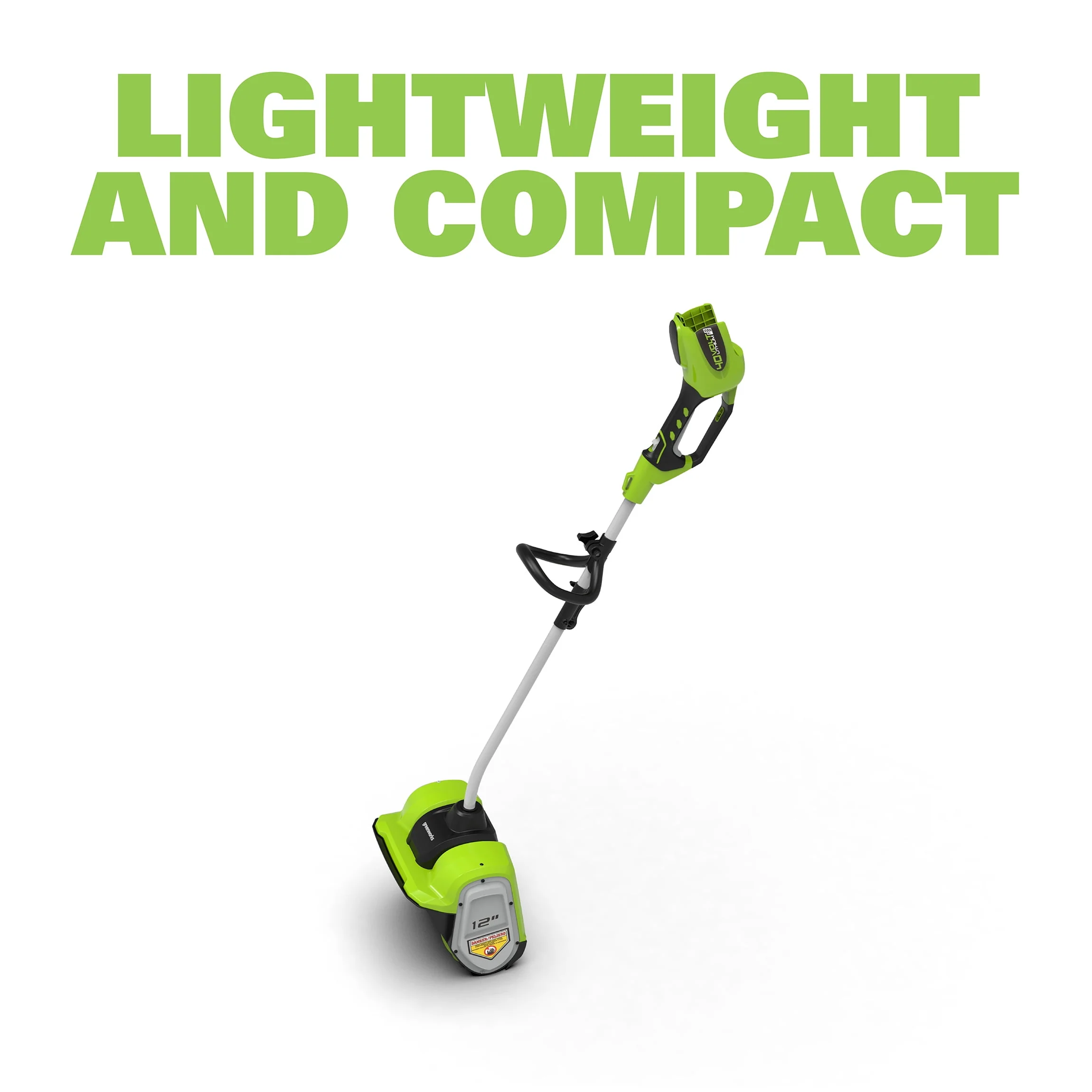 Greenworks 12 40V Single-Stage Battery Powered Push Snow Blower