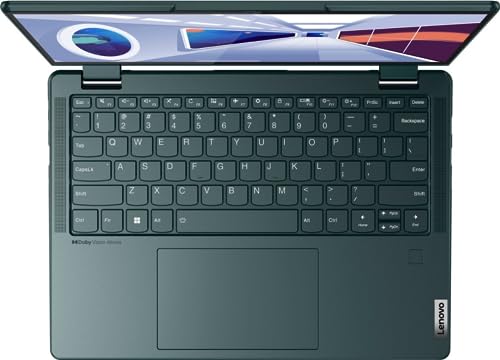 Lenovo Yoga 6 Laptop, 2023, 13.3" 1920 x 1200 Touchscreen, AMD Ryzen 5 7530U 6-Core, 8GB LPDDR4, 256GB SSD, Windows 10 Home, Backlit Keyboard, Wi-Fi 6, Bluetooth 5.1, 1080p FHD Camera, Dark Teal