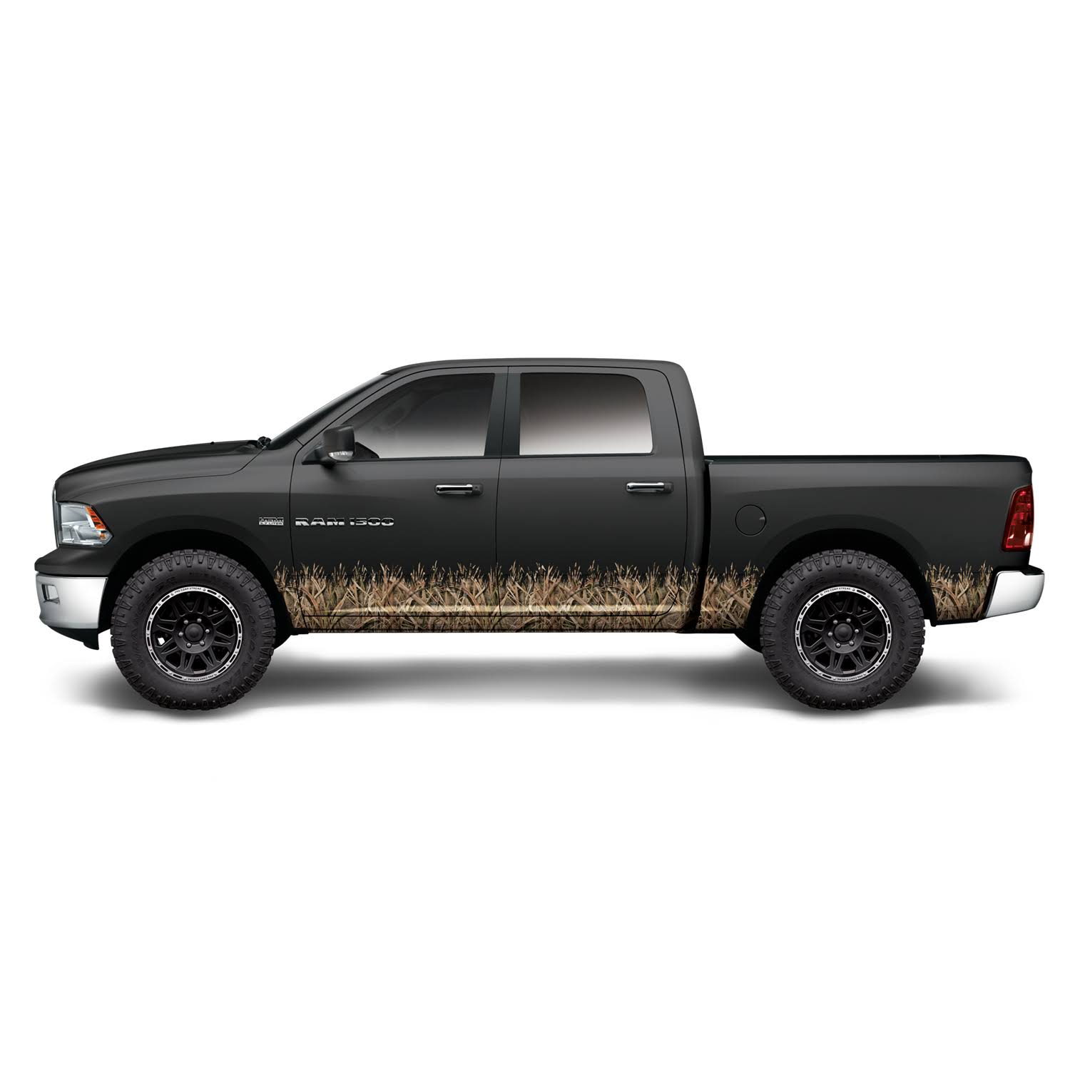 Mossy Oak Camo Grass Cut Rocker Panel Wrap - 18& Shadow Mossy Oak Camo Grass Blades