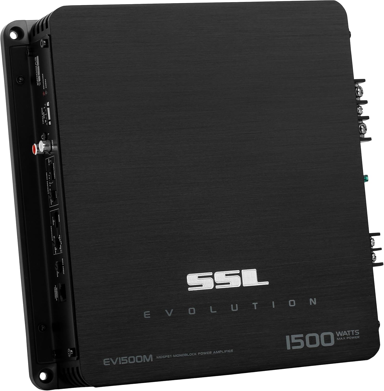 Sound Storm EV2500M Evolution 2500 Watt, 2 Ohm Stable Class A/B, Monoblock, MOSFET Car Amplifier with Remote Subwoofer Control