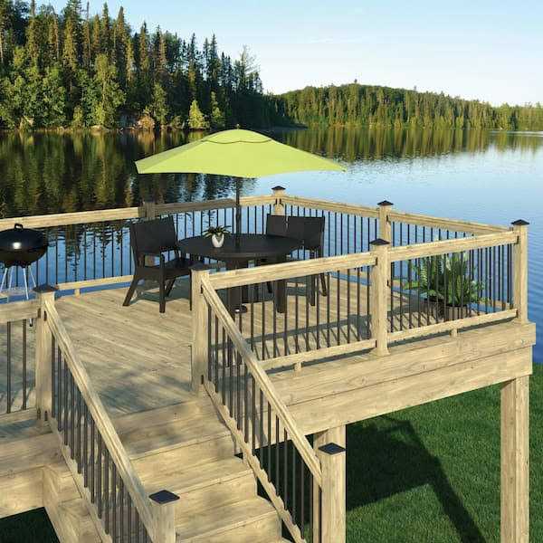 ProWood Pressure-Treated 6 ft. Aluminum Southern Yellow Pine Rail Kit - Shop Hardware Tools Online Store