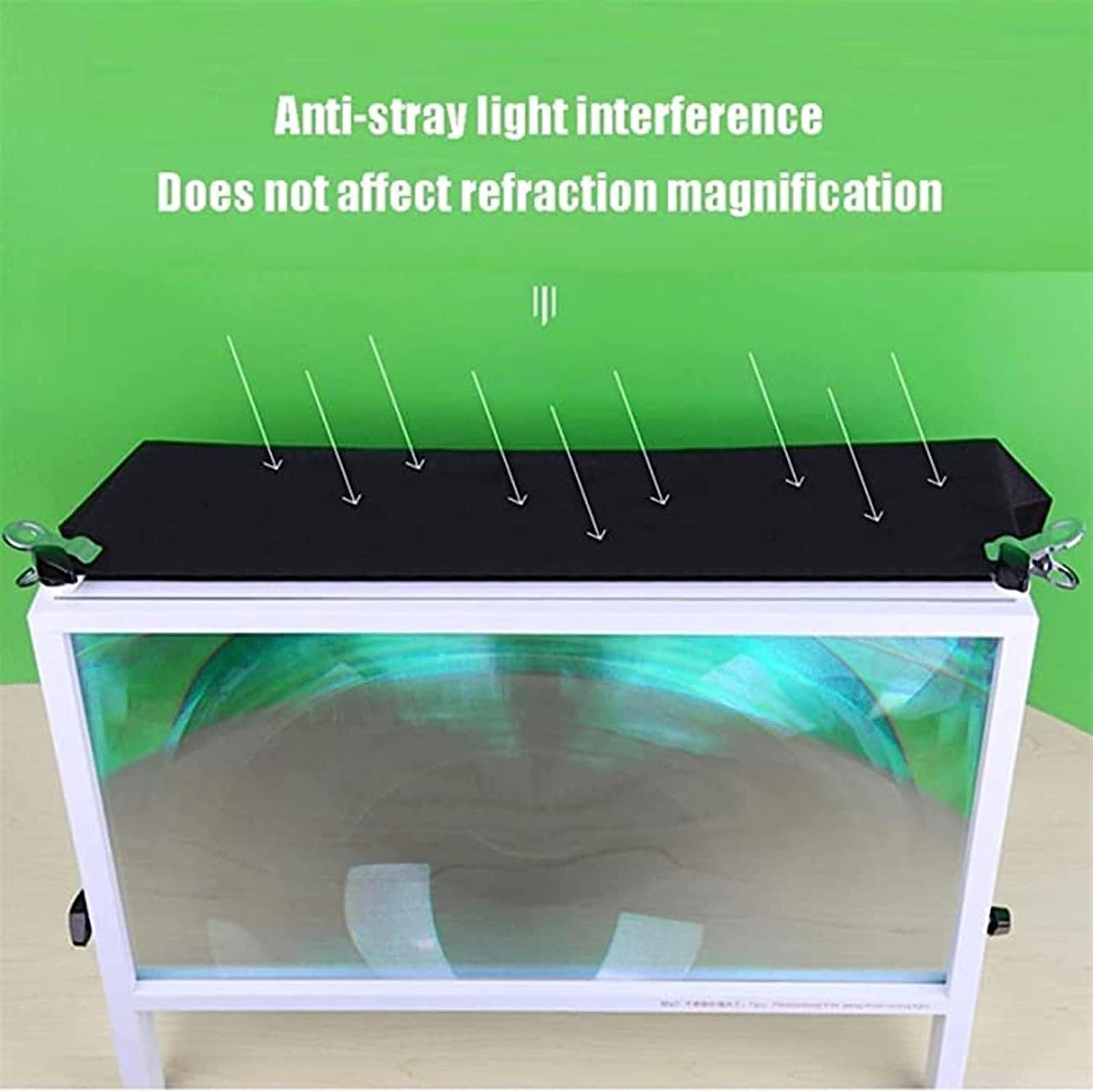 Magnifying Glass,Laptop Screen 21" Laptop Stand Anti-Radiation Screen Screen Enlarger Angle Free Adjustment for Old People, Children, Movie LoveDesk Accessories