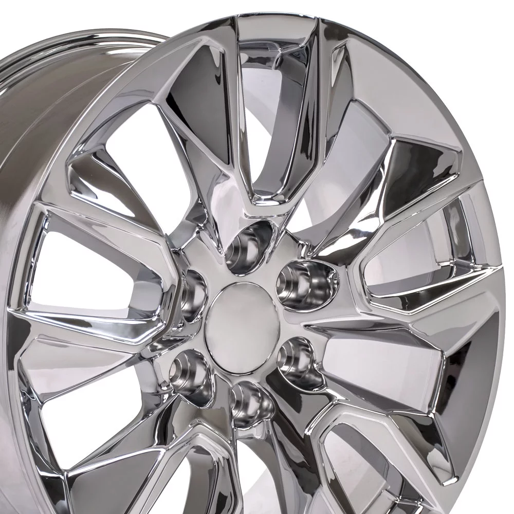 20" Replica Wheel CV32 Fits Silverado Tahoe Yukon Escalade Rim 20x9 Chrome Wheel