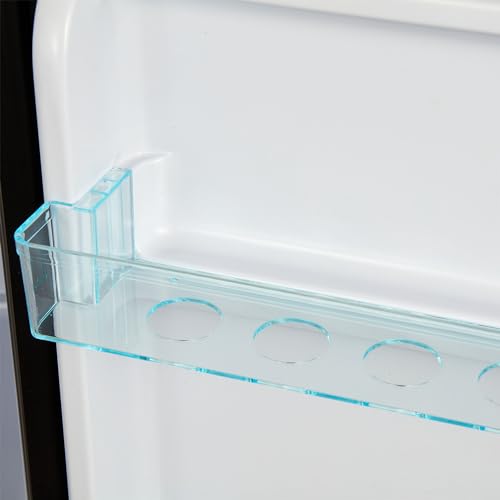 French Door Refrigerator with Dual Zone, 4.5 cu ft Fridge and 1.2 cu ft Freezer, 7 Temp Settings, 45 dB, Stainless Steel