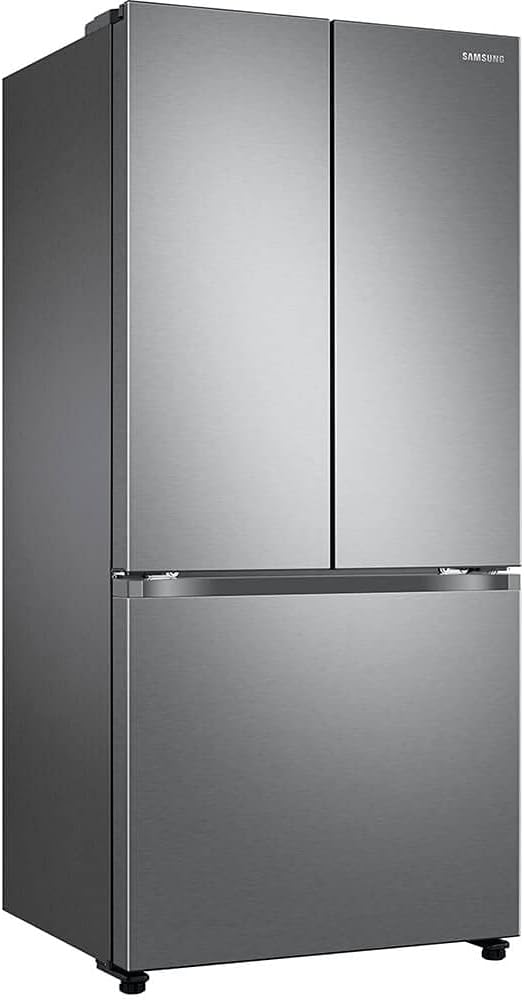 SAMSUNG RF18A5101SR 18 cu. ft. Smart Counter Depth 3-Door French Door Refrigerator in Stainless Steel