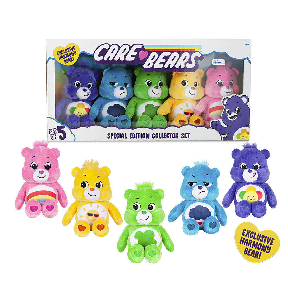Care Bears Plush Set Special Edition Collector Exclusive Harmony Bear 2020
