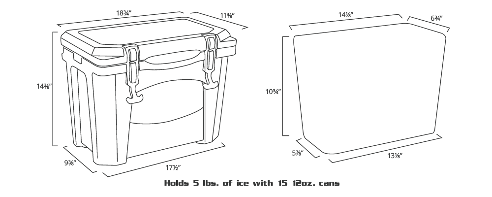 Grizzly Coolers Grizzly 15 quart Tan/Cooler