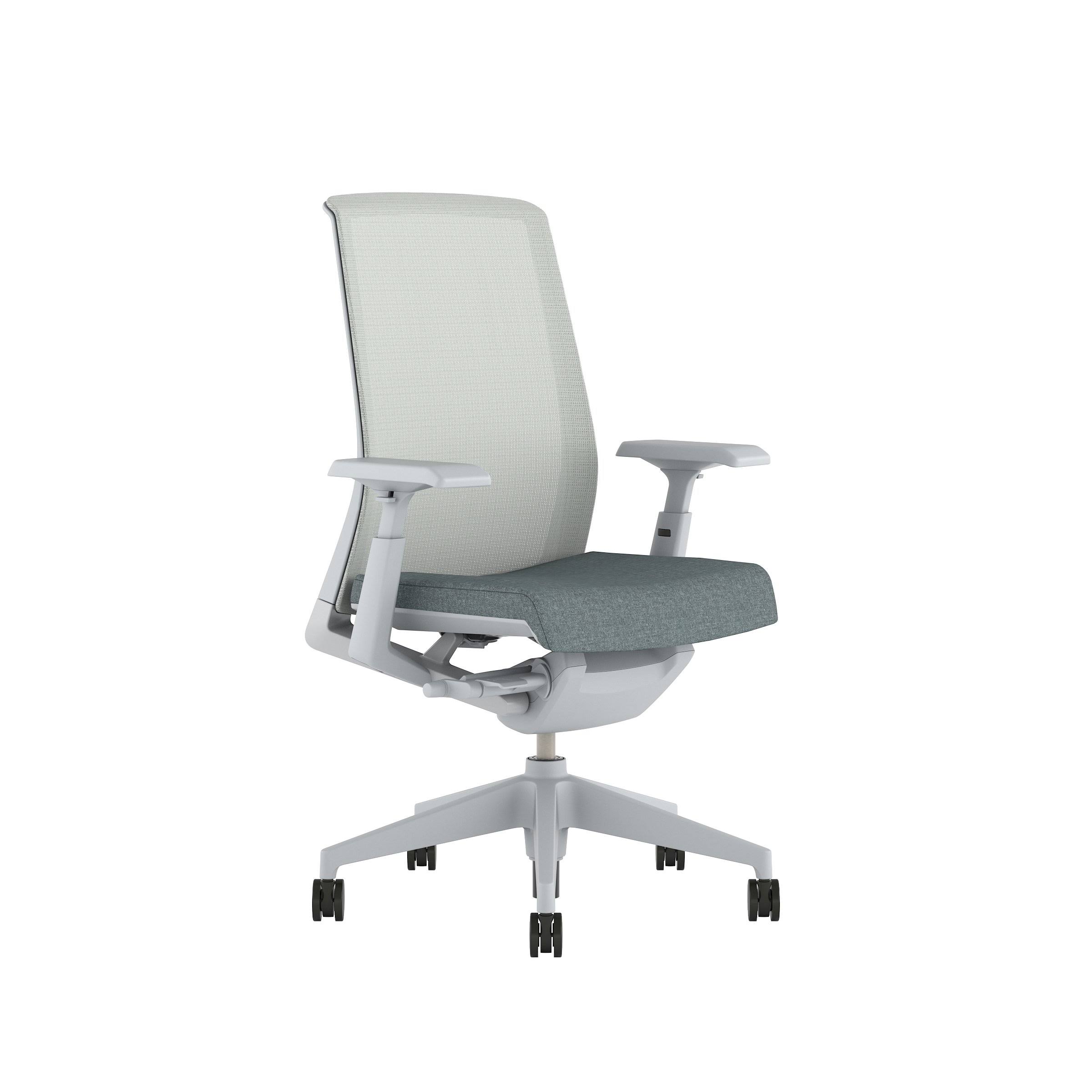 Haworth Very Office Chair with Height Adjustable Arms Fog