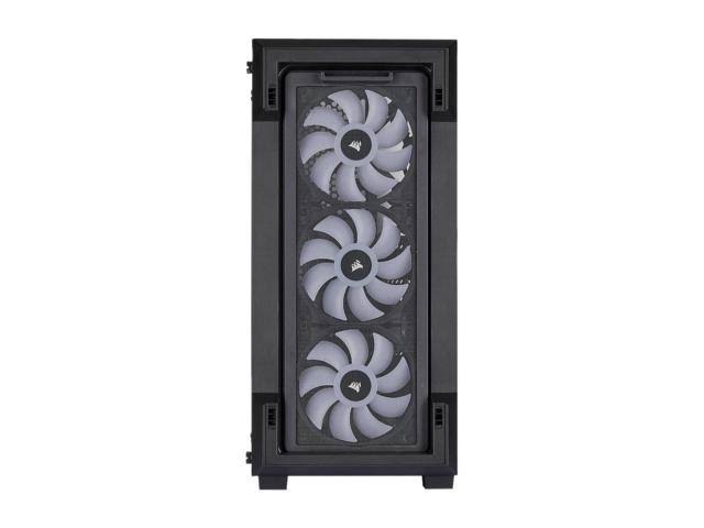 CORSAIR - iCUE 220T RGB Airflow ATX Mid-Tower Smart Case - Black