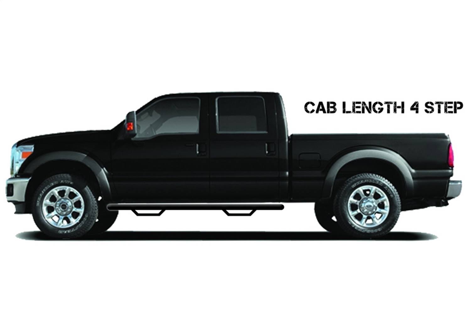 N-Fab 415418312 - Cab Length Nerf Step RS Bar - TruckProUSA