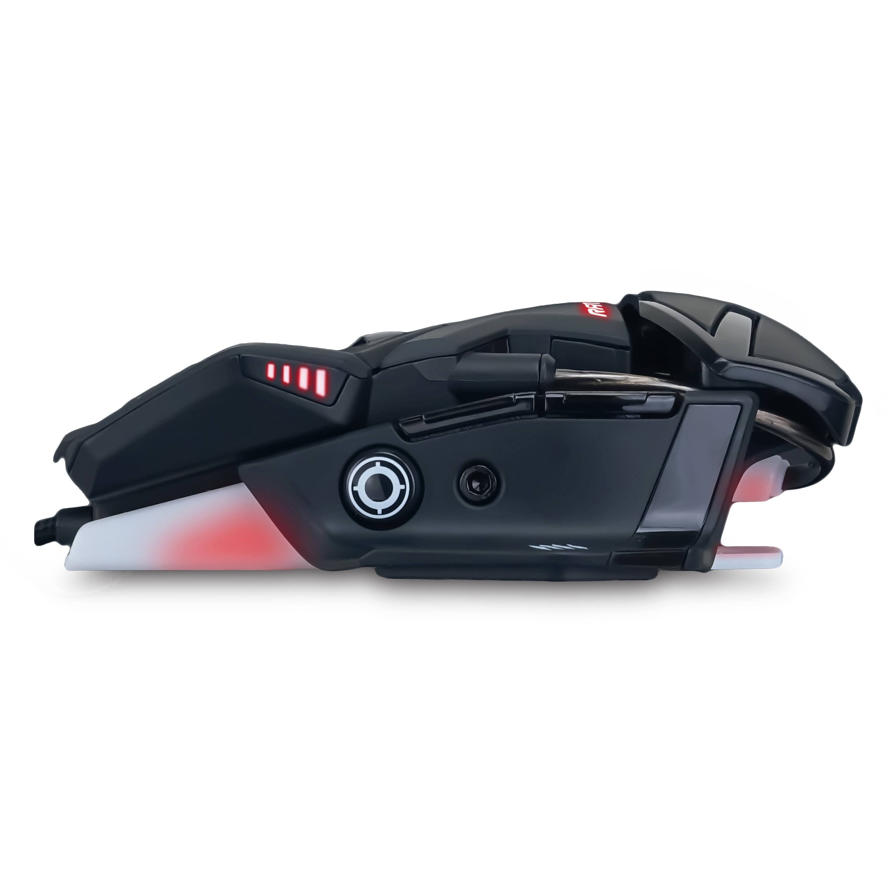 Mad Catz The Authentic R.A.T. 4+ Optical Gaming Mouse, Black