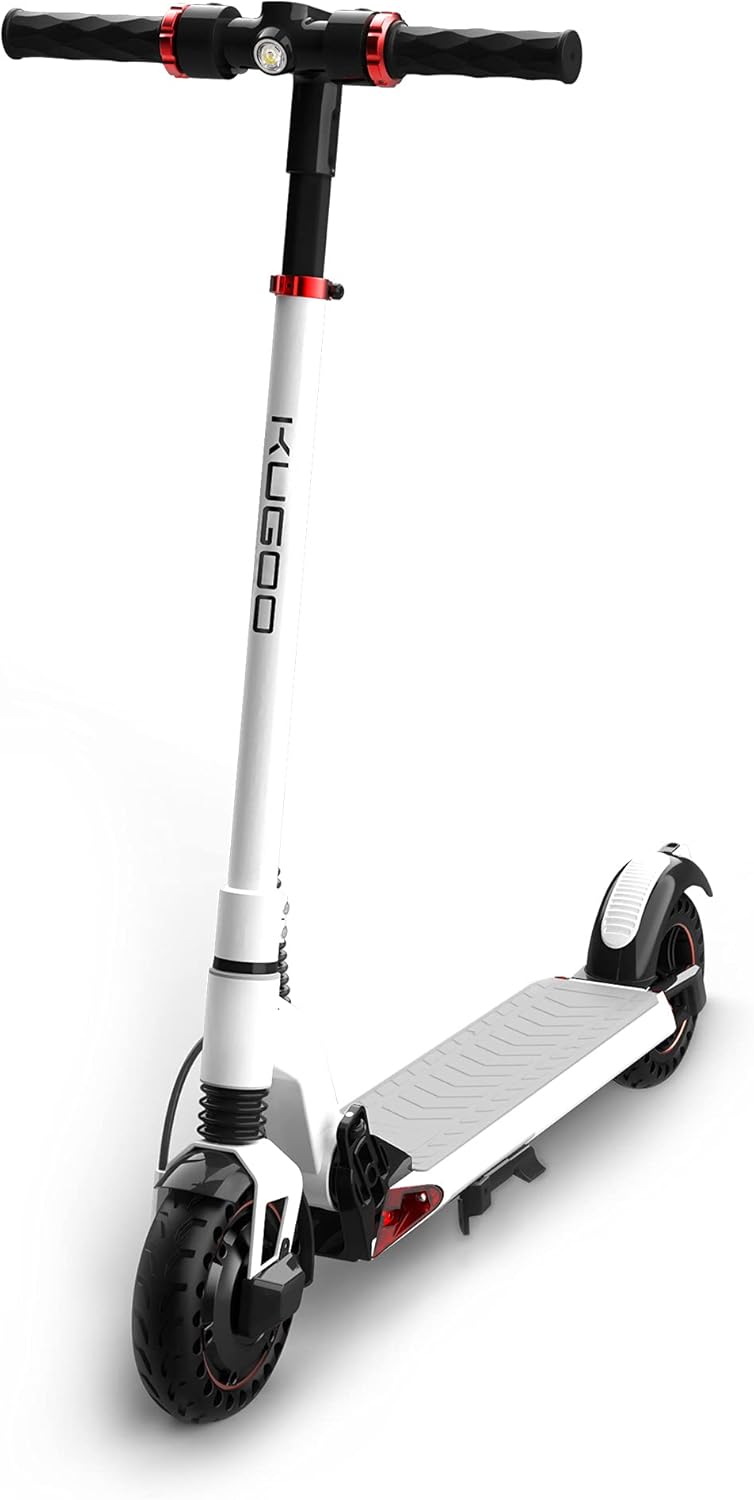 KUGOO Electric Scooter, 350W/15.5 MPH Pro Scooter, Electric Scooter for Adults, Scooter with Foldable Frame & Handle Bar, 8 Inches Inflation-Free Tires, S1 Plus & M2 PRO