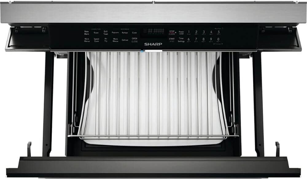 Sharp SMD2499FS 1.4 Cu. Ft. Silver Built-In Smart Convection Microwave Drawer Oven