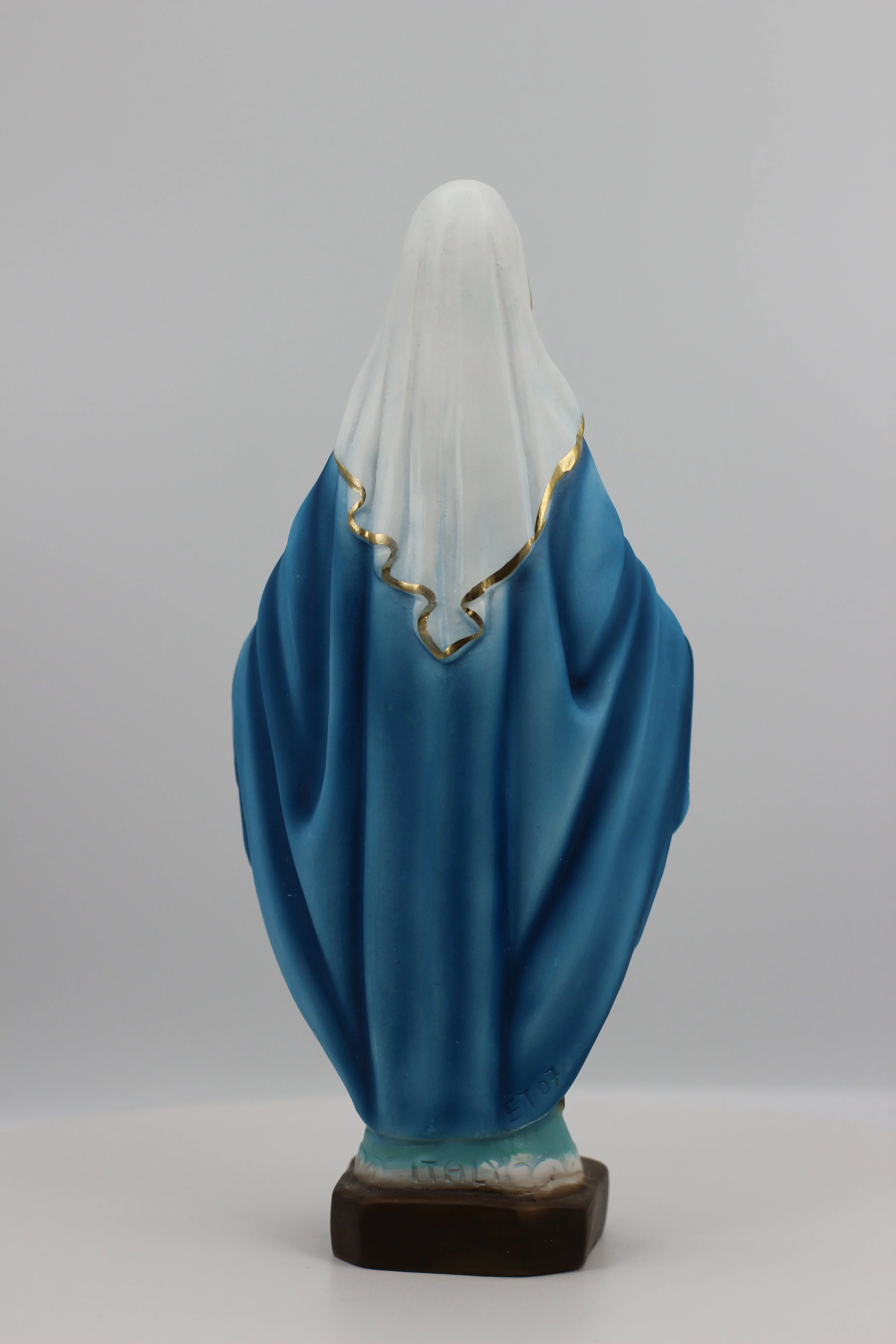 The Faith GIft Shop Our Lady of Grace-Miraculous Mary Garden Resin Stone Statue- 9 Inch Gift of Faith for Friends and Family