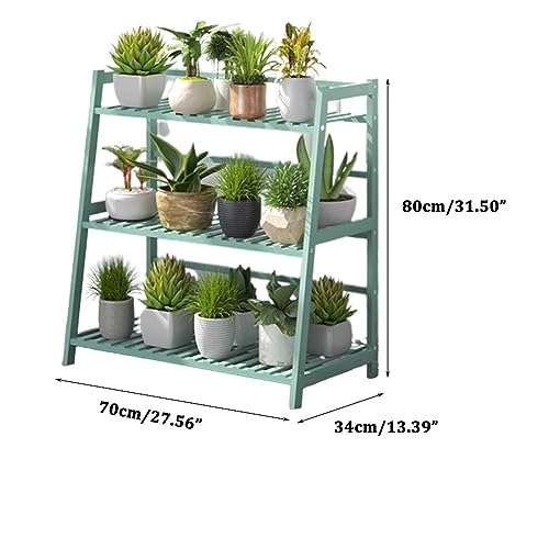 3 Tiers Wood Plant Stand Rectangular Ladder Flower Pots Outdoor Indoor Plant Display Rack Heavy Duty Utility Storage Organizer Rack For Home Garden Pa