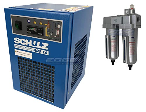 Schulz REFRIGERATED AIR Dryer for AIR Compressor, Compressed AIR Systems, 15 CFM, for 2 & 3 HP COMPRESSORS