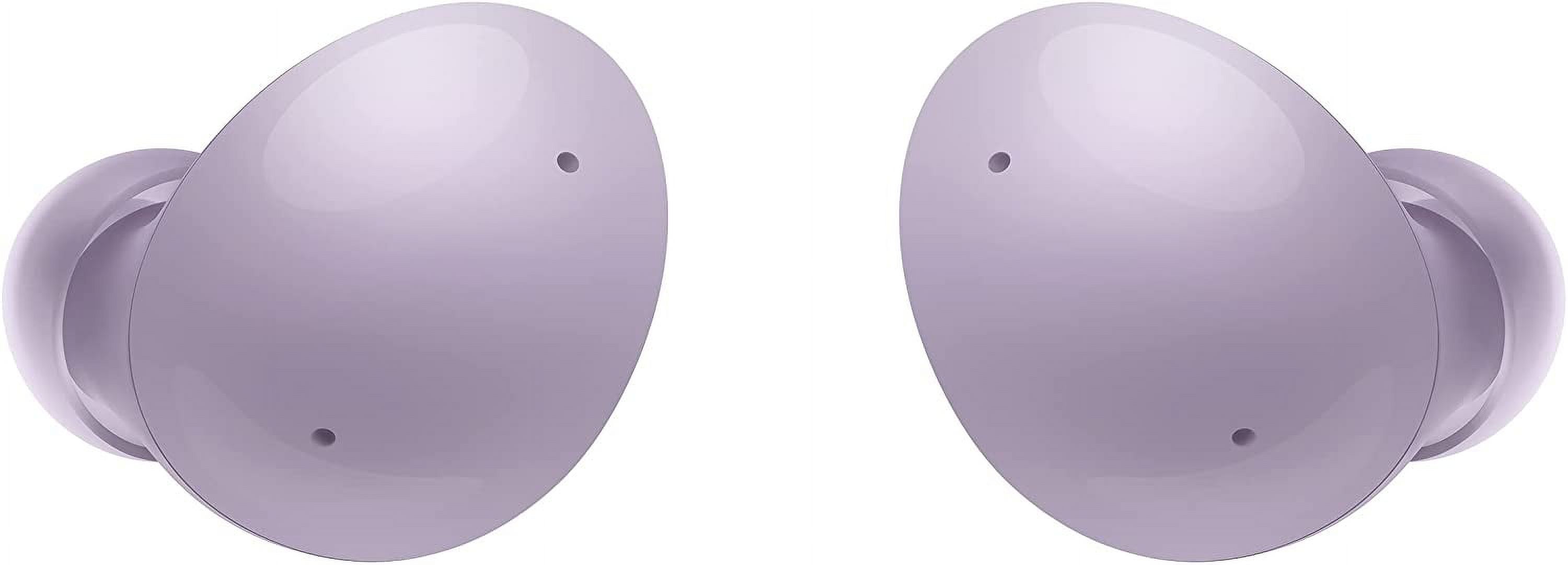SAMSUNG Galaxy Buds2 True Wireless Earbud Headphones, Lavender - Compact and Light Design, Active Noise Cancellation, Intelligent Clear Call, Well Balanced Sound, ANC Available, Bluetooth v5.2