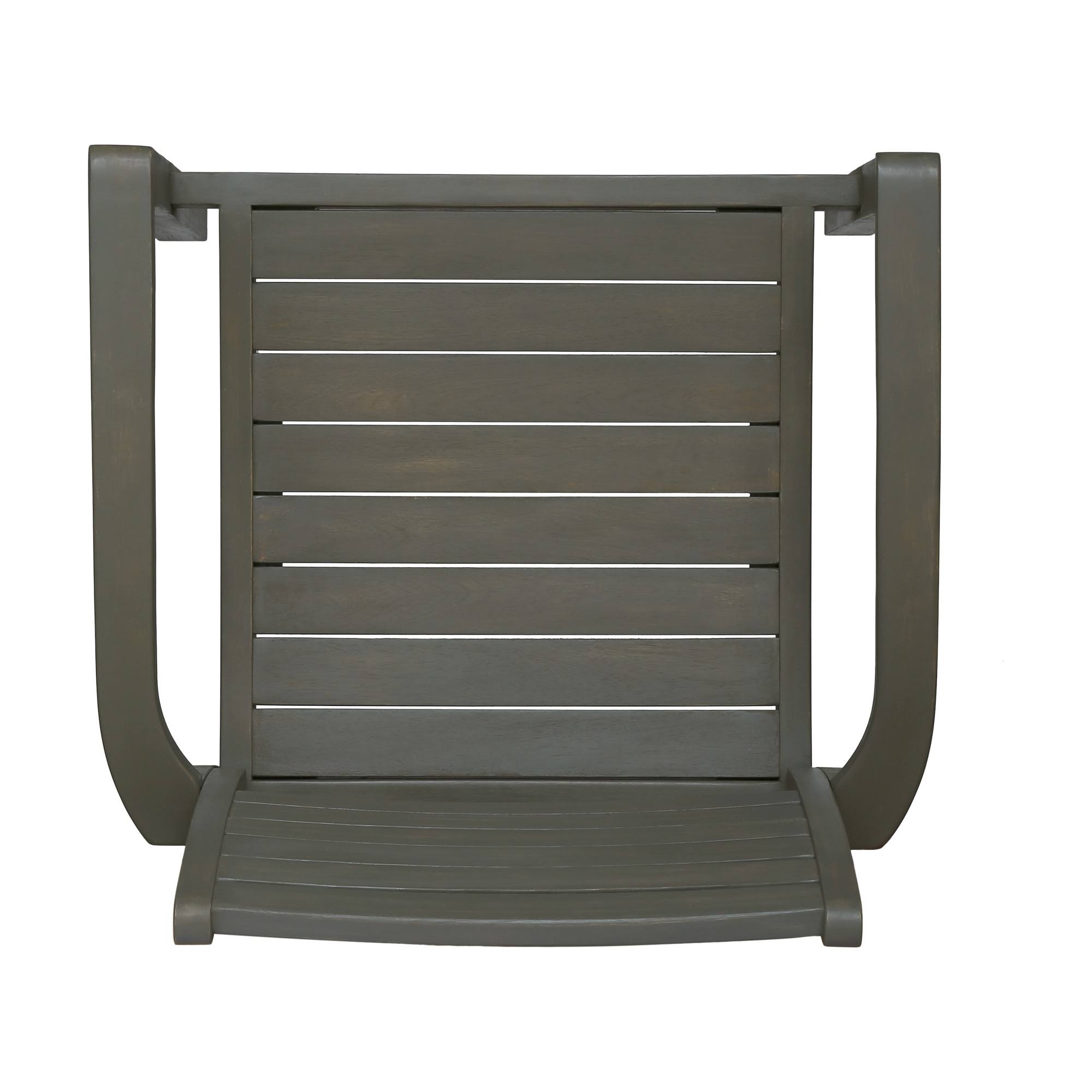 Christopher Knight Home Miguel Outdoor Acacia Wood Dining Chair (Set of 2) by, Gray