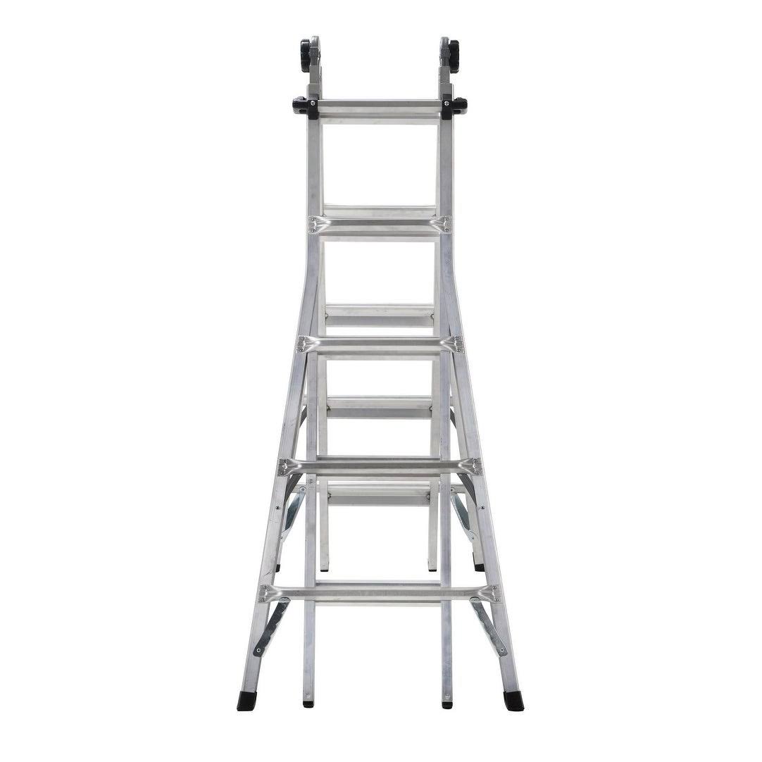 Cosco 22' Max Reach Aluminum Telescoping Multi-Position Ladder