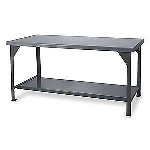 Durham Workbench,Steel,48x22 W,30x22 D, HDWB-3048-95, Gray