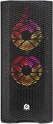 SkyTech Blaze II Gaming Computer PC Desktop - Ryzen 5 3600 6-Core 3.6GHz, GTX 1650 4G, 500G SSD, 8GB DDR4 3200, RGB, AC WiFi, Windows 10 Home 64-bit