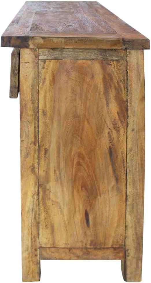 Kitchen Storage Cabinets Display Cabinet Storage Cabinet Sideboard Solid Reclaimed Wood 29.5"x11.8"x25.6" Suitable for Dining Room, Hallway, Living Room, Bedroom