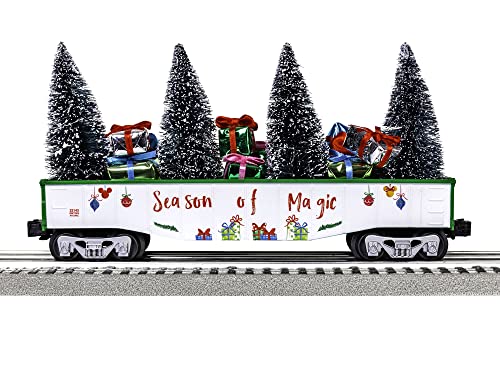 Lionel Disney Christmas LionChief 0-8-0 Set with Bluetooth Capability, Electric O Gauge Model Train Set with Remote 0.5 Liters