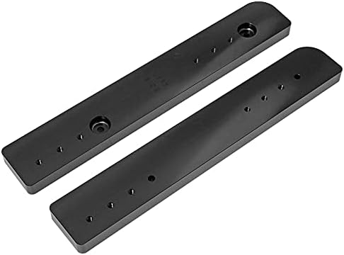 H RUO Motorcycle Tour-Pak Relocator Kit Mount Plate Rack Adjustable 1-3 Tour Pak Pack Extend Compatible with Harley Touring Electra Road Glides Road King Trikes 2014-2021