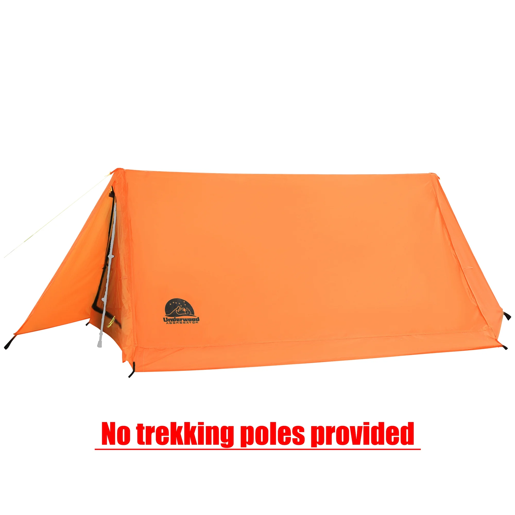 1 Person and 2 Person Trekking Pole Tent for Backpacking - Ultralight Backpacking Tent, Waterproof Hiking Tent for Camping  (NO Trekking Poles!!!)