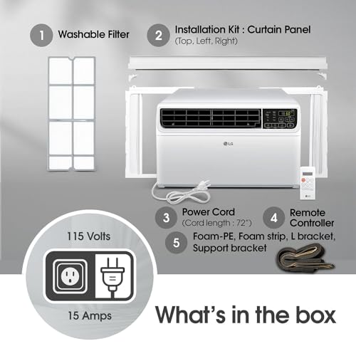 LG 24000 BTU 230-Volt Window Air Conditioner with Wifi